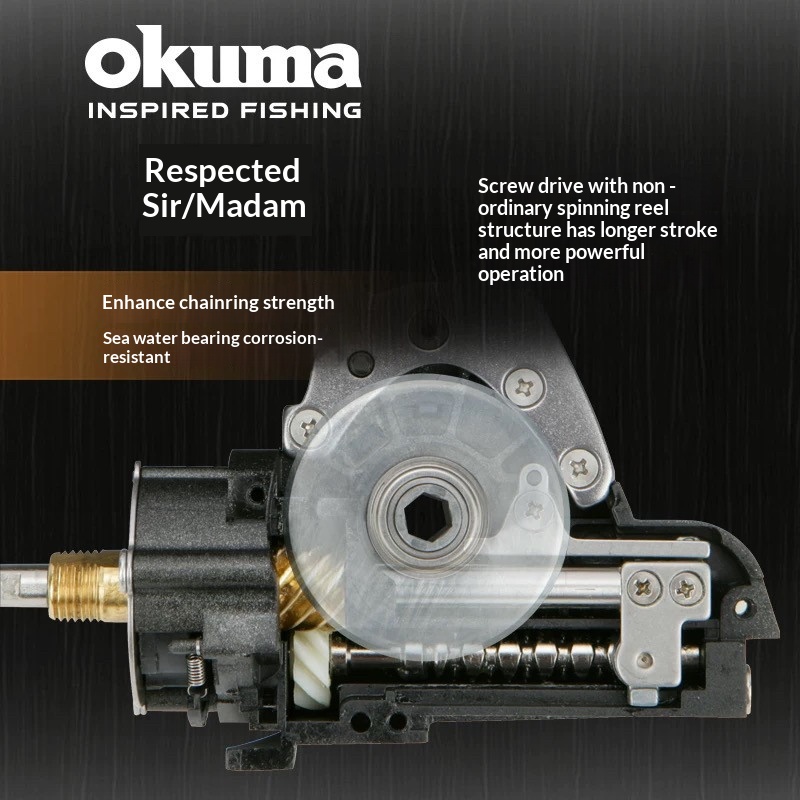 Okuma Spinning Reel Full Metal - đánh giá và giá Trolling Reel