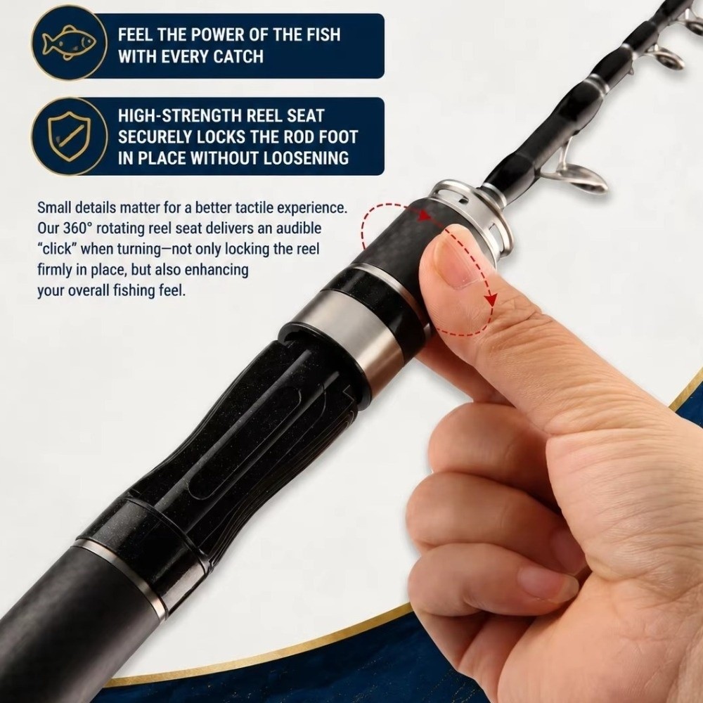 Ultra Short Telescopic Fishing - đánh giá và giá Ice Fishing Reel