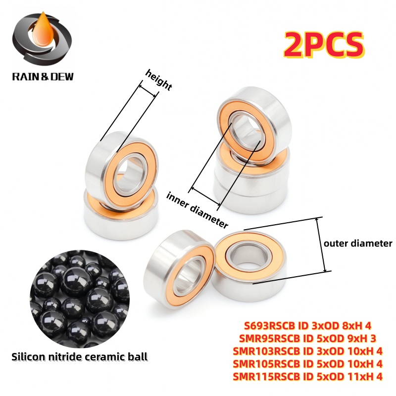2PCS Miniature Ball Bearing 3x - đánh giá và giá Fly Reel
